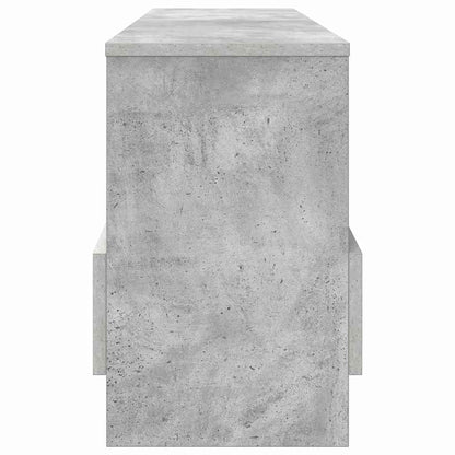 Scaffale per riviste Grigio cemento 102 x 30 x 45 cm