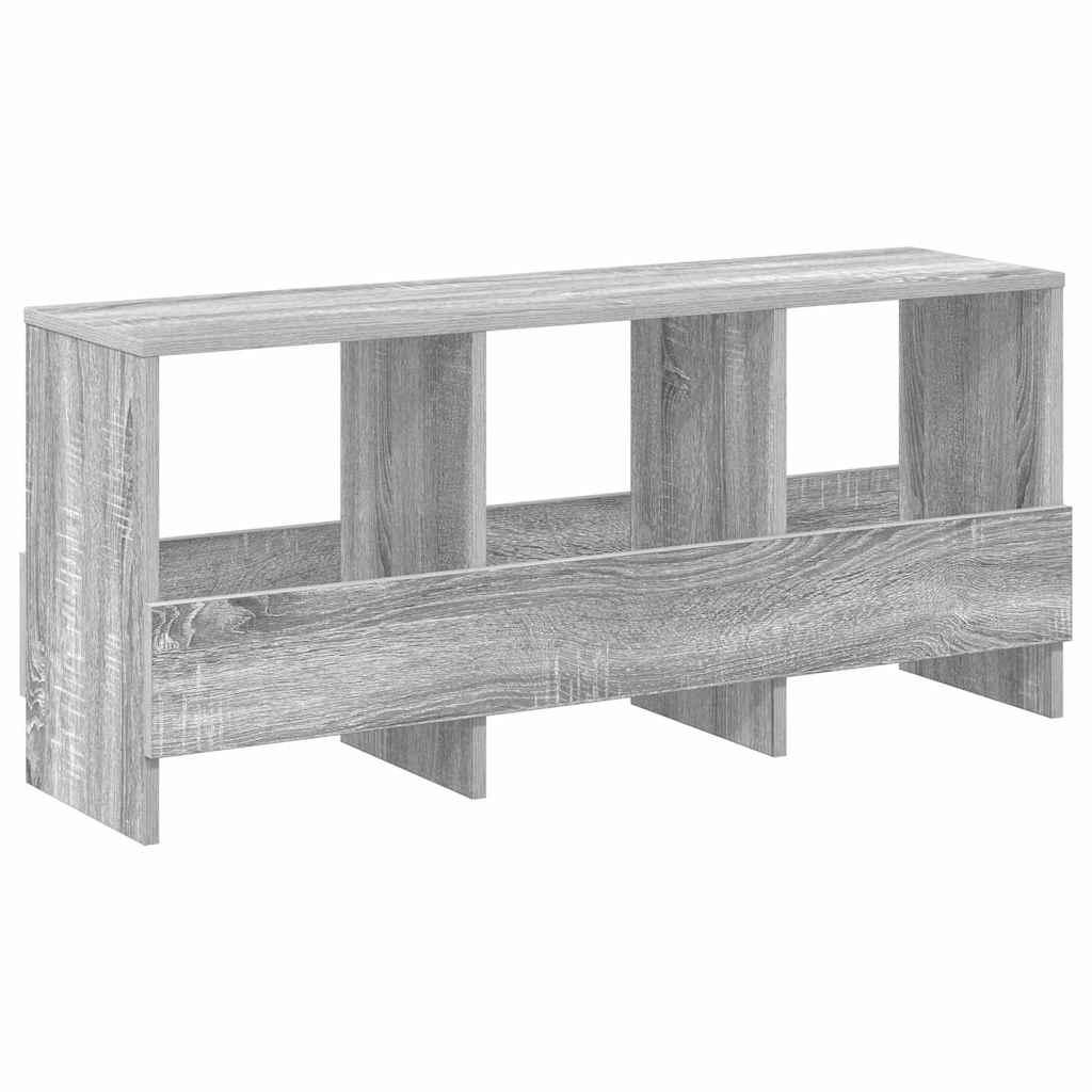 Scaffale per riviste Grigio Sonoma 102 x 30 x 45 cm