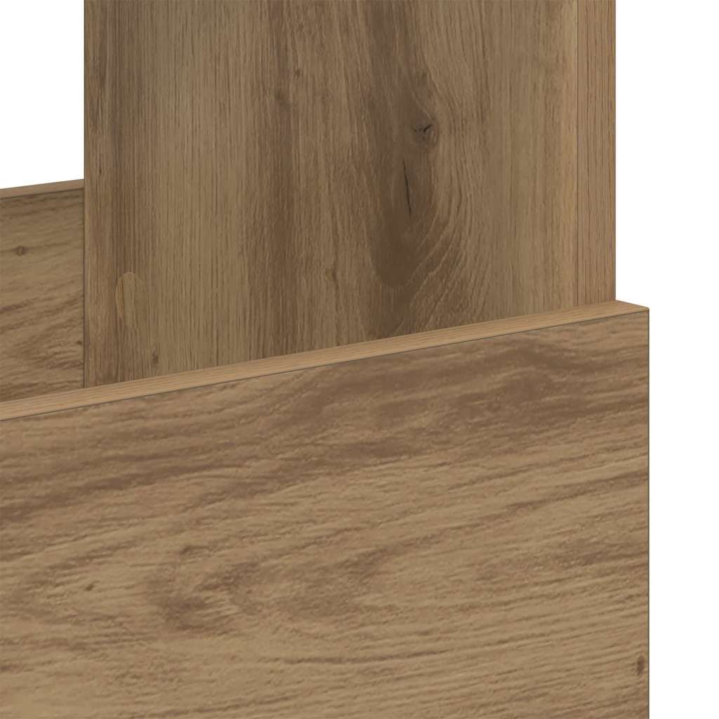 Scaffale per riviste Rovere artigianale 102 x 30 x 45 cm | homemem39