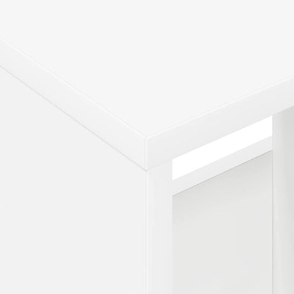 Scaffale per riviste 2 pcs Bianco 35 x 30 x 45 cm