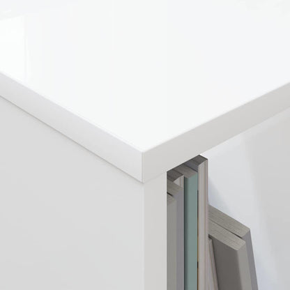 Scaffale per riviste 2 pcs Bianco 35 x 30 x 45 cm