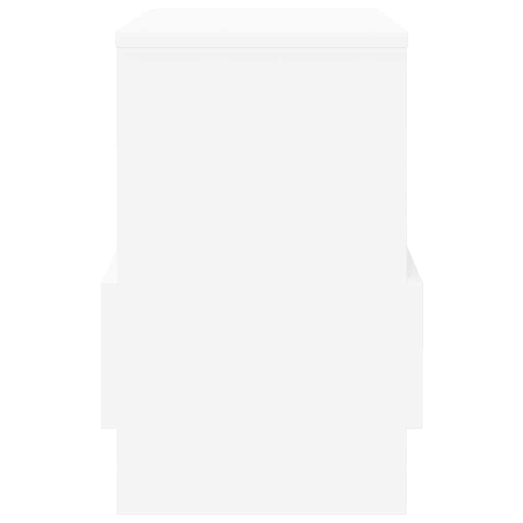 Scaffale per riviste 2 pcs Bianco 35 x 30 x 45 cm