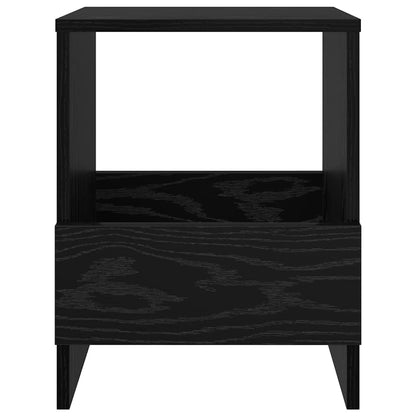 Scaffale per riviste Rovere Nero 35 x 30 x 45 cm