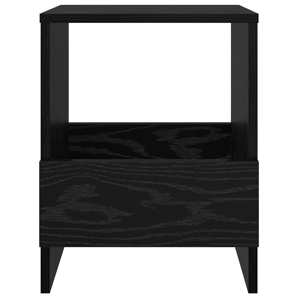 Scaffale per riviste Rovere Nero 35 x 30 x 45 cm