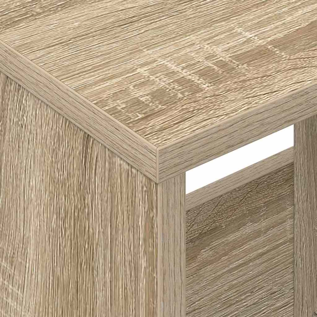 Scaffale per riviste 2 pcs Rovere Sonoma 35 x 30 x 45 cm