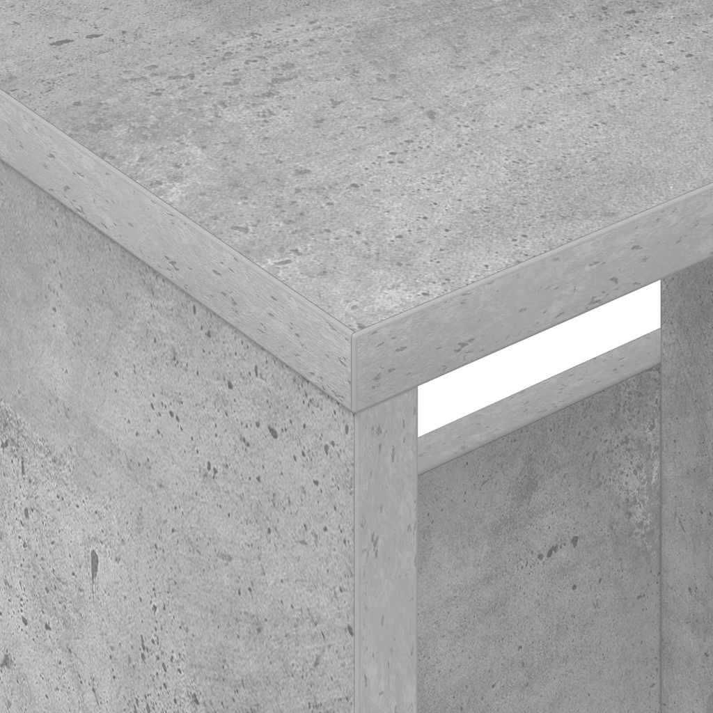 Scaffale per riviste Grigio cemento 35 x 30 x 45 cm