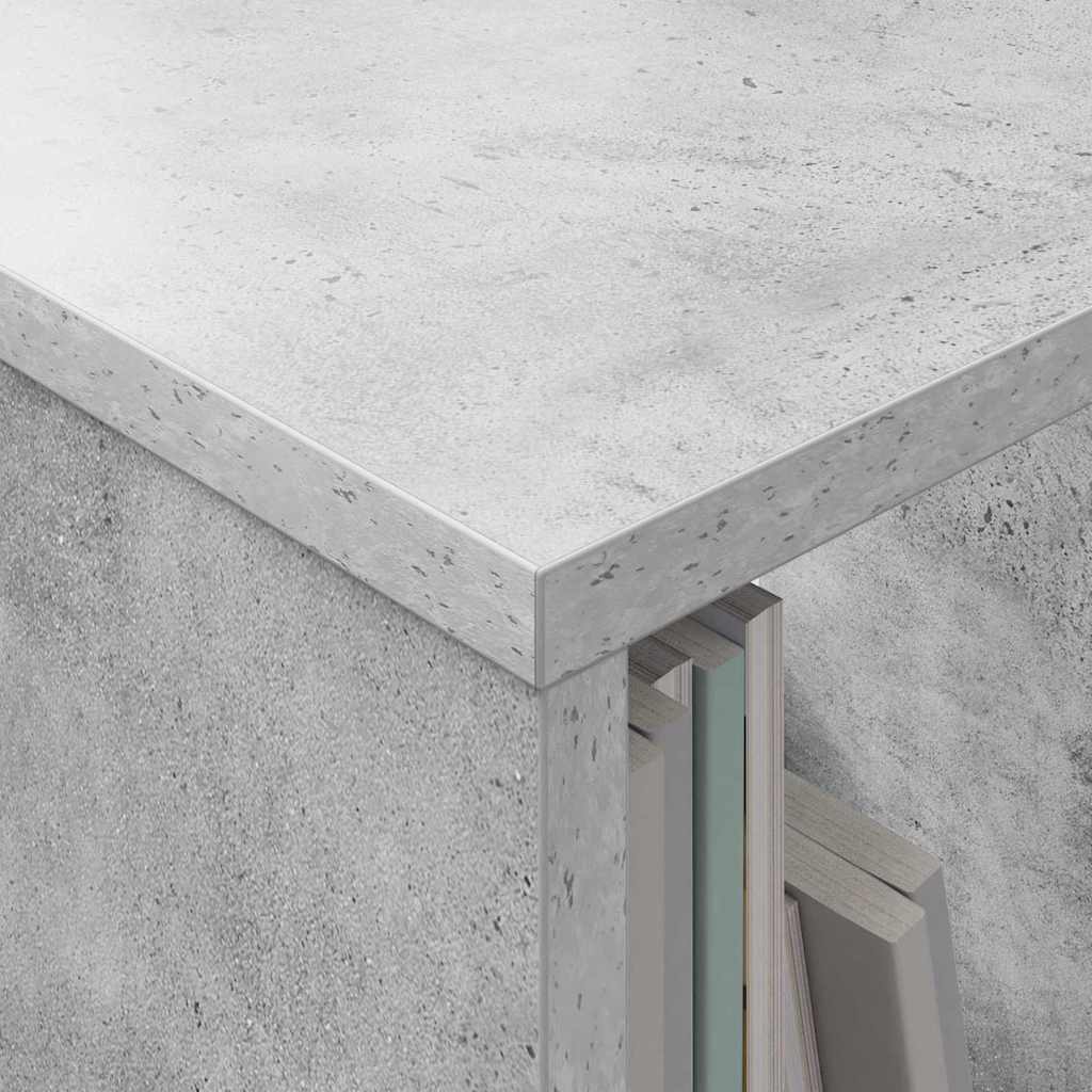 Scaffale per riviste Grigio cemento 35 x 30 x 45 cm