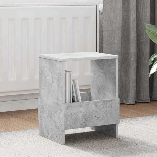 Scaffale per riviste 2 pcs Grigio cemento 35 x 30 x 45 cm