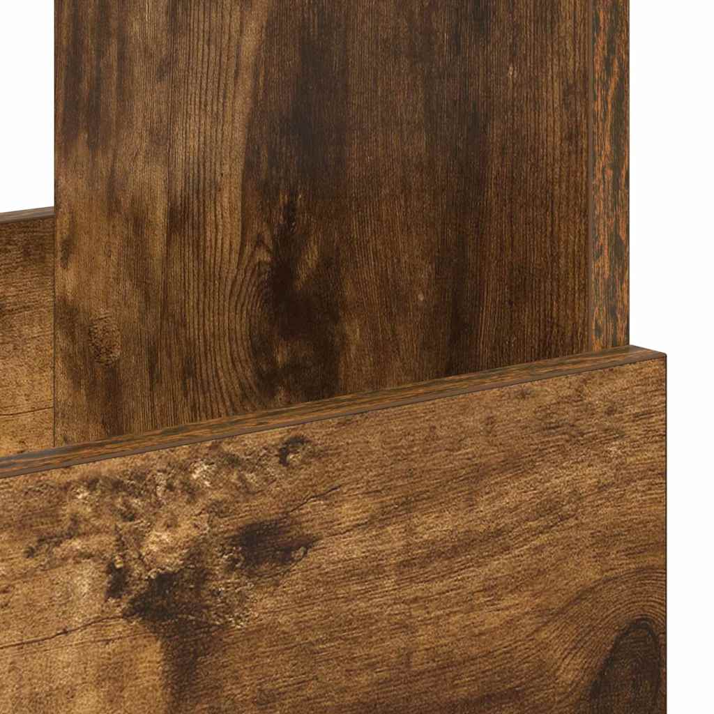 Scaffale per riviste Rovere fumé 35 x 30 x 45 cm