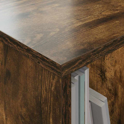 Scaffale per riviste 2 pcs Rovere fumé 35 x 30 x 45 cm