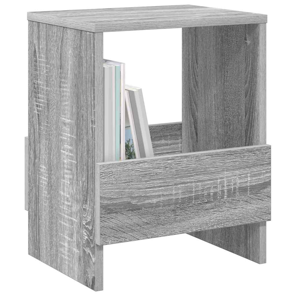 Scaffale per riviste Grigio Sonoma 35 x 30 x 45 cm