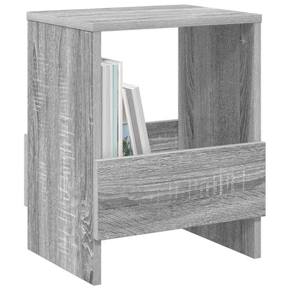Scaffale per riviste Grigio Sonoma 35 x 30 x 45 cm
