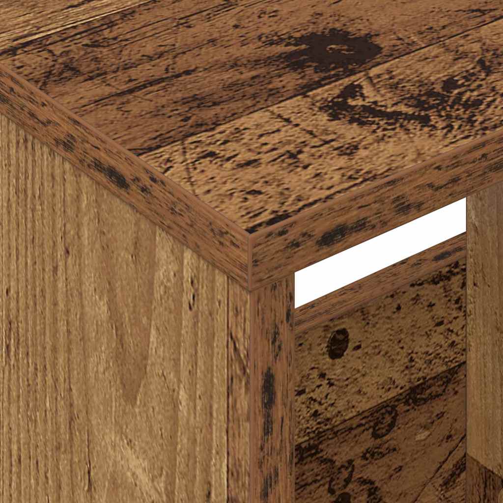 Scaffale per riviste 2 pcs Legno vecchio 35 x 30 x 45 cm | homemem39