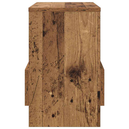 Scaffale per riviste 2 pcs Legno vecchio 35 x 30 x 45 cm