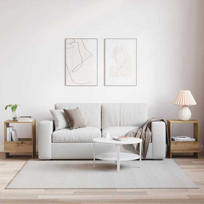 Scaffale per riviste 2 pcs Rovere artigianale 35 x 30 x 45 cm