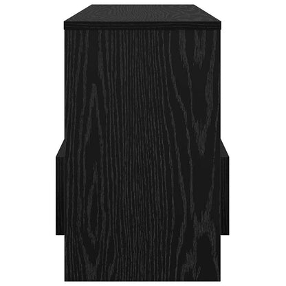 Scaffale per riviste Rovere Nero 68,5 x 30 x 45 cm