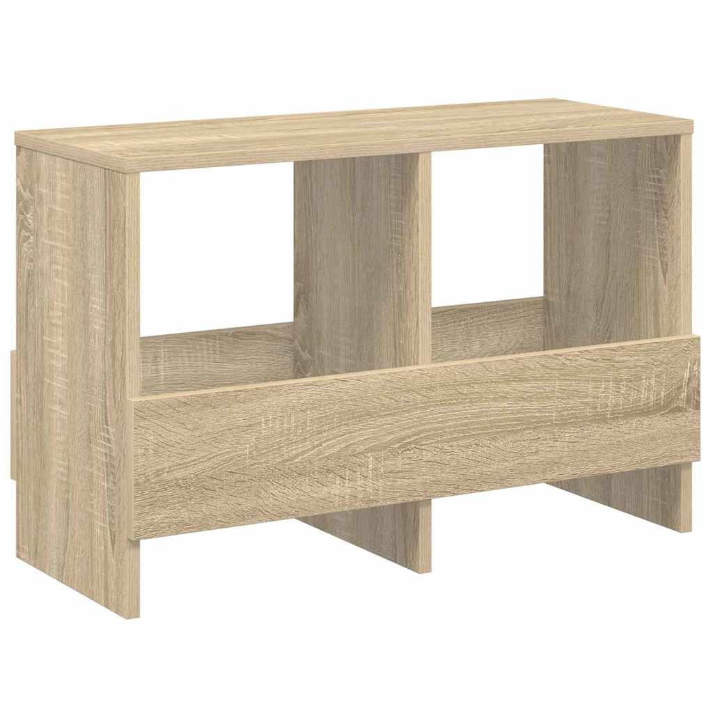 Scaffale per riviste Rovere Sonoma 68,5 x 30 x 45 cm