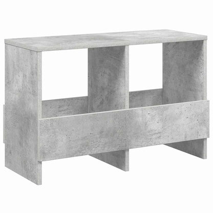 Scaffale per riviste Grigio cemento 68,5 x 30 x 45 cm