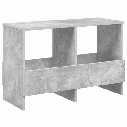 Scaffale per riviste Grigio cemento 68,5 x 30 x 45 cm