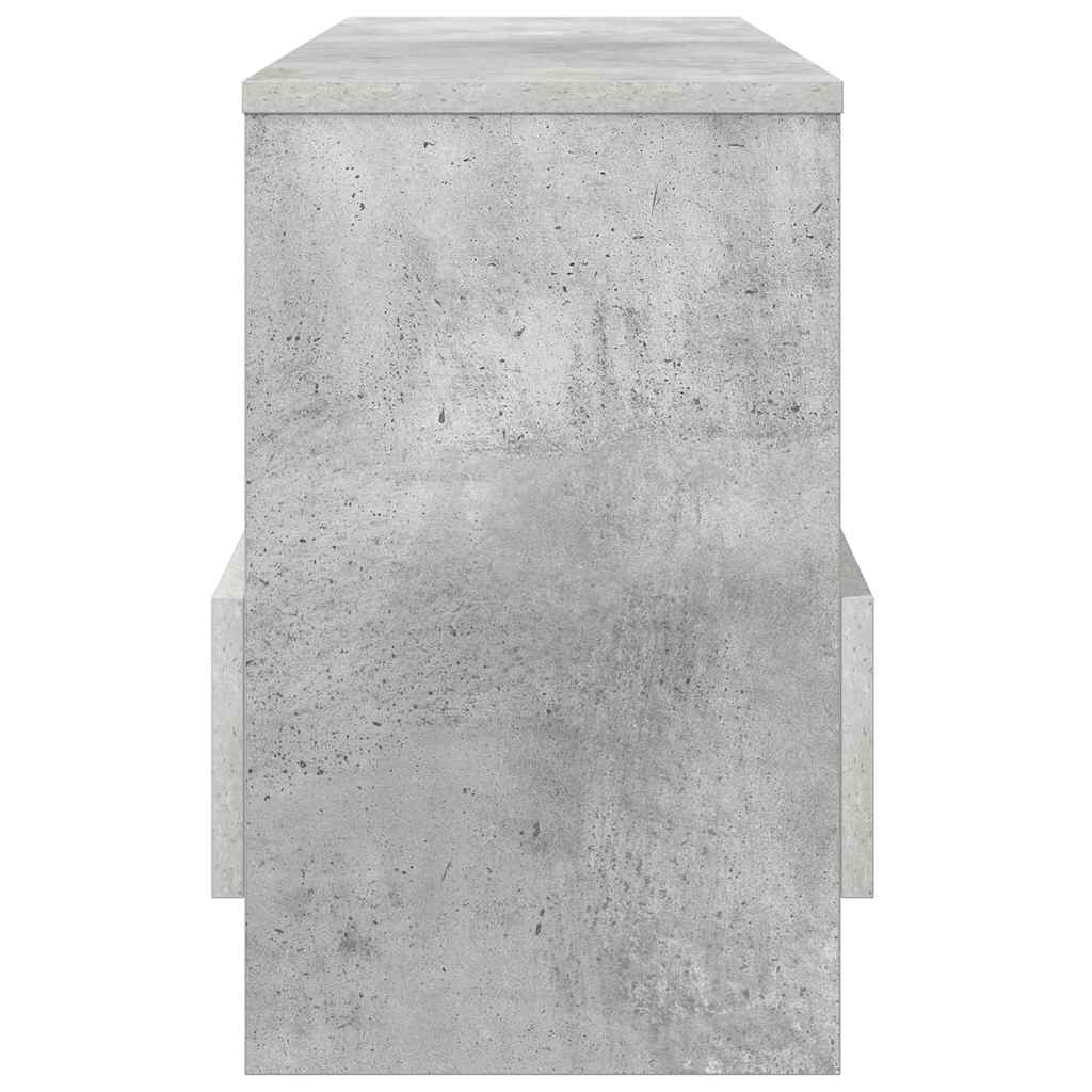 Scaffale per riviste Grigio cemento 68,5 x 30 x 45 cm