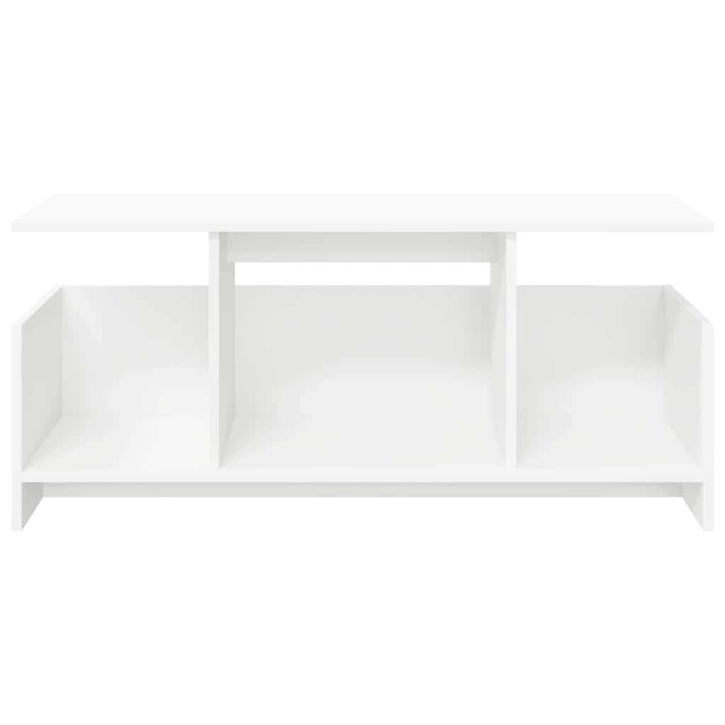Supporto TV Bianco 102 x 35 x 45 cm Legno multistrato