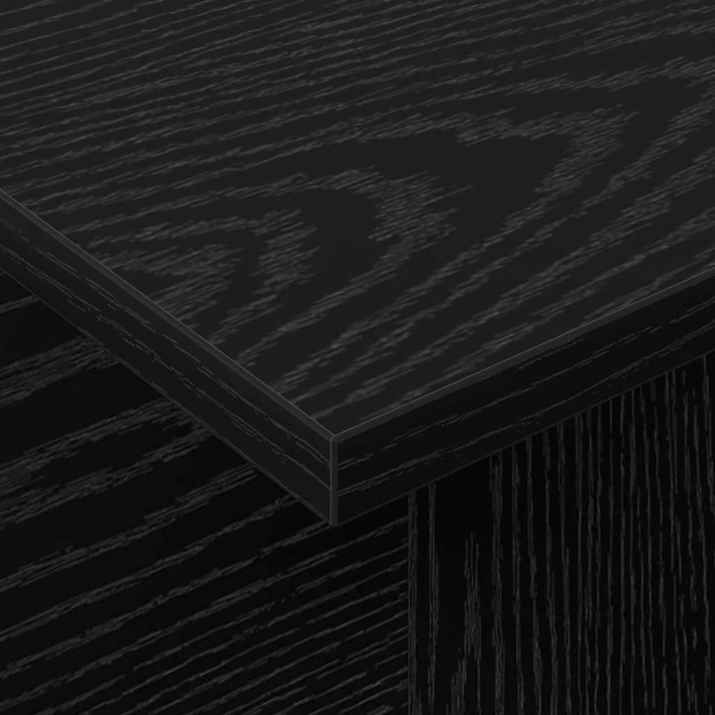 Supporto TV Rovere Nero 102 x 35 x 45 cm Legno multistrato