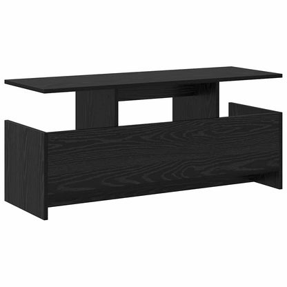 Supporto TV Rovere Nero 102 x 35 x 45 cm Legno multistrato