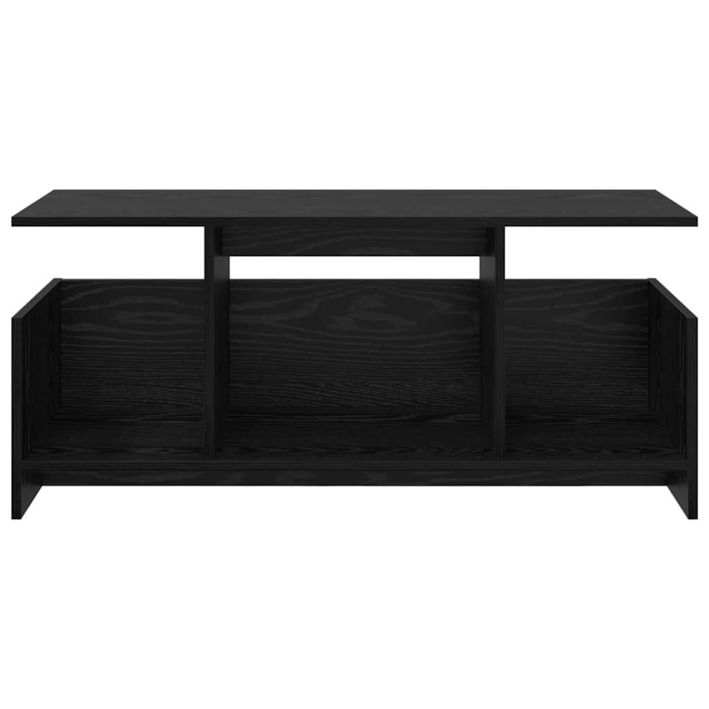 Supporto TV Rovere Nero 102 x 35 x 45 cm Legno multistrato