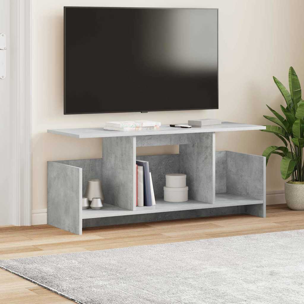 Supporto TV Grigio cemento 102 x 35 x 45 cm Legno multistrato