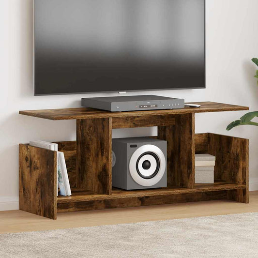 Supporto TV Rovere fumé 102 x 35 x 45 cm Legno multistrato