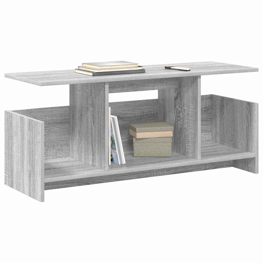 Supporto TV Grigio Sonoma 102 x 35 x 45 cm Legno multistrato