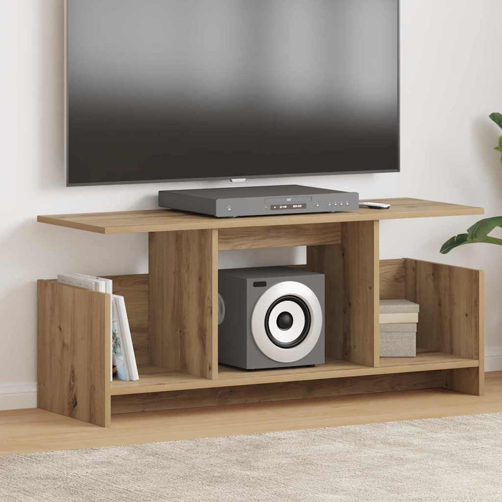 Supporto TV Rovere artigianale 102 x 35 x 45 cm