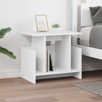 Supporto TV 2 pcs Bianco 50 x 35 x 45 cm Legno multistrato