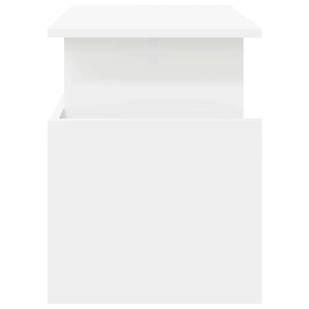 Supporto TV 2 pcs Bianco 50 x 35 x 45 cm Legno multistrato