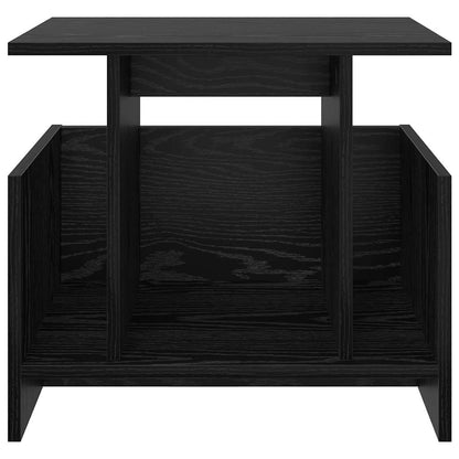Supporto TV Rovere Nero 50 x 35 x 45 cm Legno multistrato