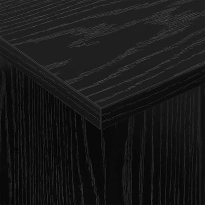 Supporto TV 2 pcs Rovere Nero 50 x 35 x 45 cm Legno multistrato