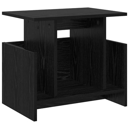 Supporto TV 2 pcs Rovere Nero 50 x 35 x 45 cm Legno multistrato