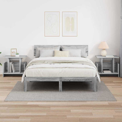 Supporto TV 2 pcs Grigio Sonoma 50 x 35 x 45 cm