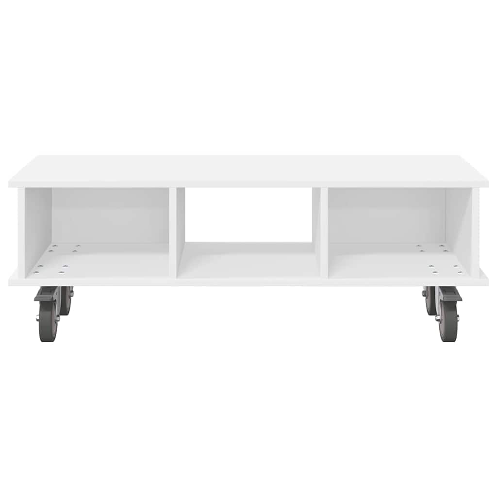Supporto TV Bianco 100 x 35 x 35 cm Legno multistrato