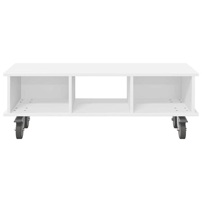 Supporto TV Bianco 100 x 35 x 35 cm Legno multistrato
