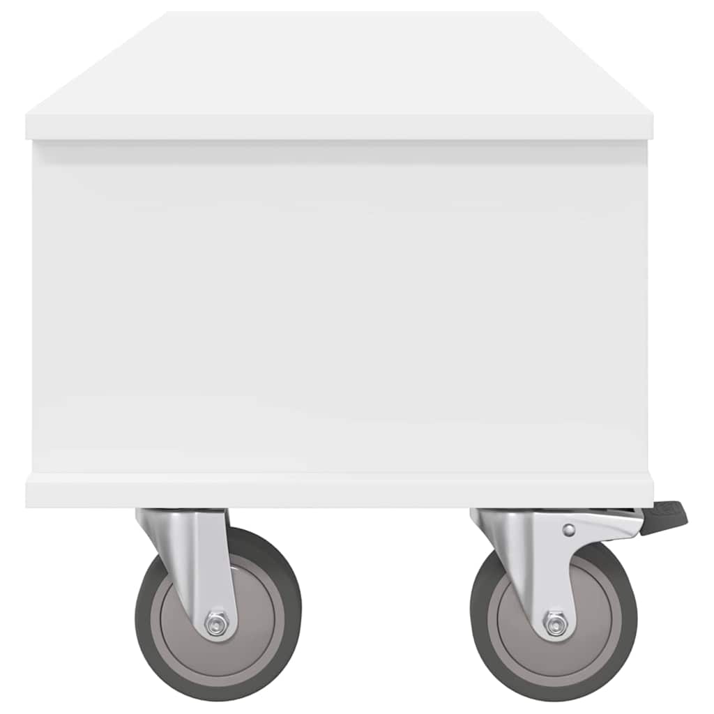 Supporto TV Bianco 100 x 35 x 35 cm Legno multistrato