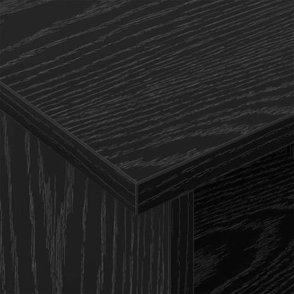 Supporto TV Rovere Nero 100 x 35 x 35 cm Legno multistrato