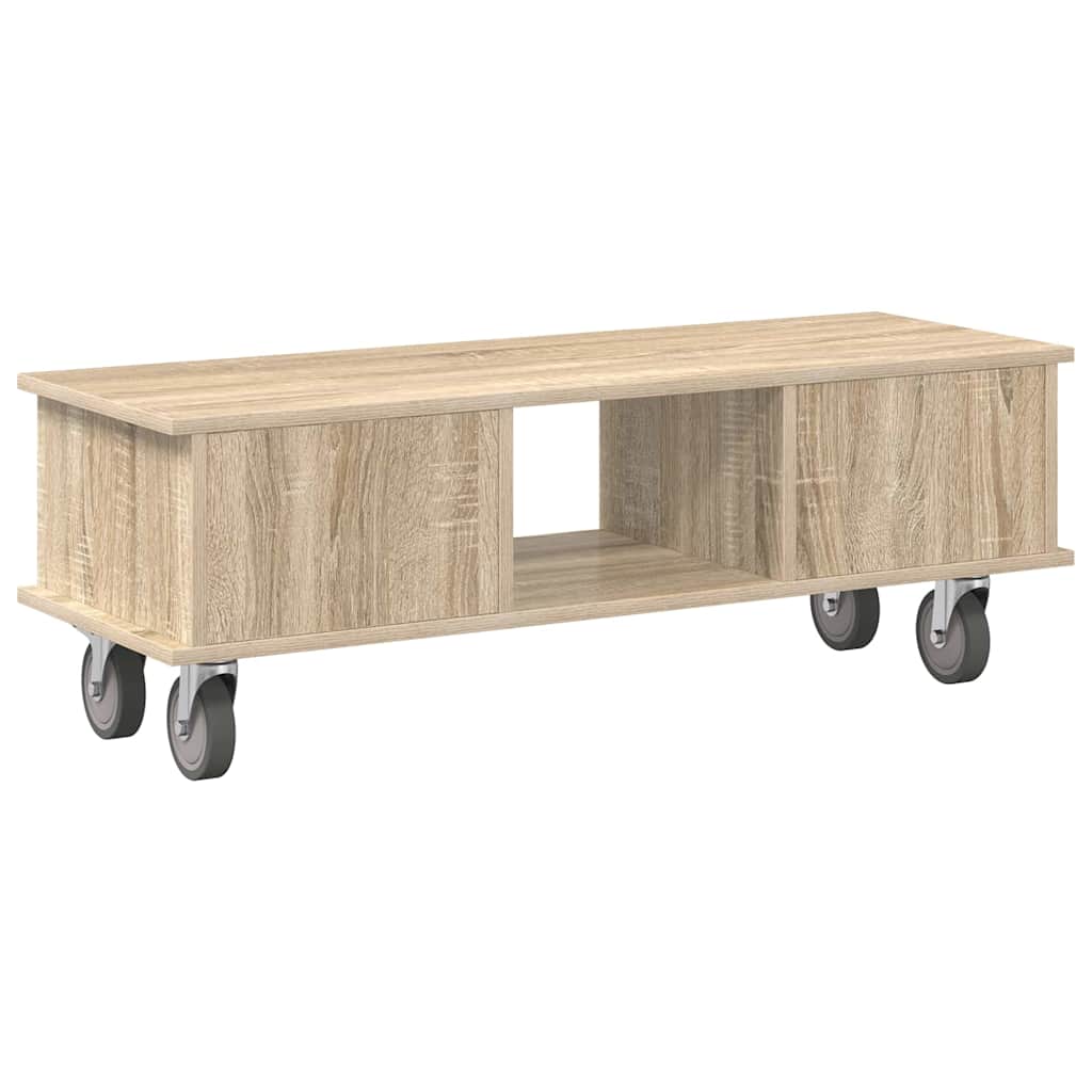 Supporto TV Rovere Sonoma 100 x 35 x 35 cm Legno multistrato