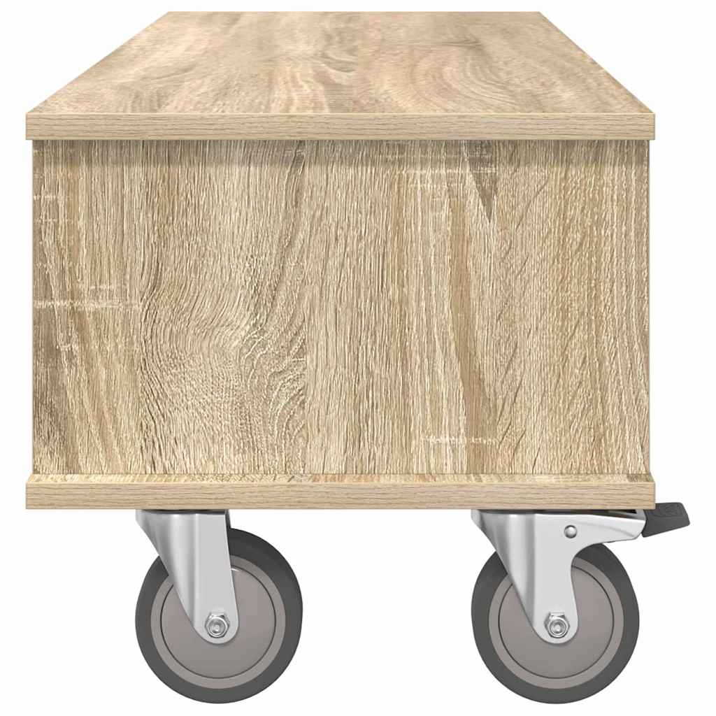 Supporto TV Rovere Sonoma 100 x 35 x 35 cm Legno multistrato