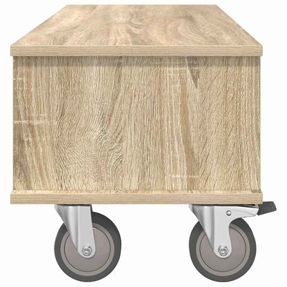 Supporto TV Rovere Sonoma 100 x 35 x 35 cm Legno multistrato