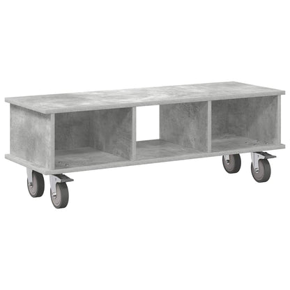 Supporto TV Grigio cemento 100 x 35 x 35 cm Legno multistrato