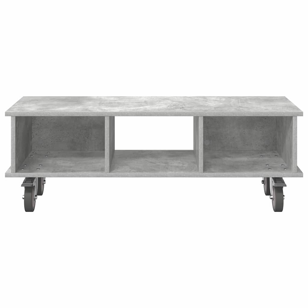 Supporto TV Grigio cemento 100 x 35 x 35 cm Legno multistrato