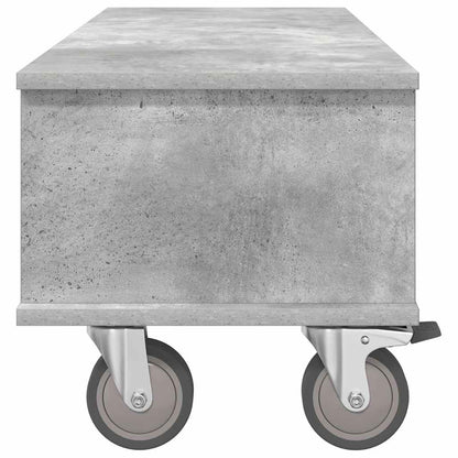 Supporto TV Grigio cemento 100 x 35 x 35 cm Legno multistrato