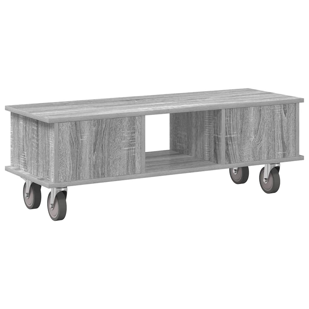 Supporto TV Grigio Sonoma 100 x 35 x 35 cm Legno multistrato