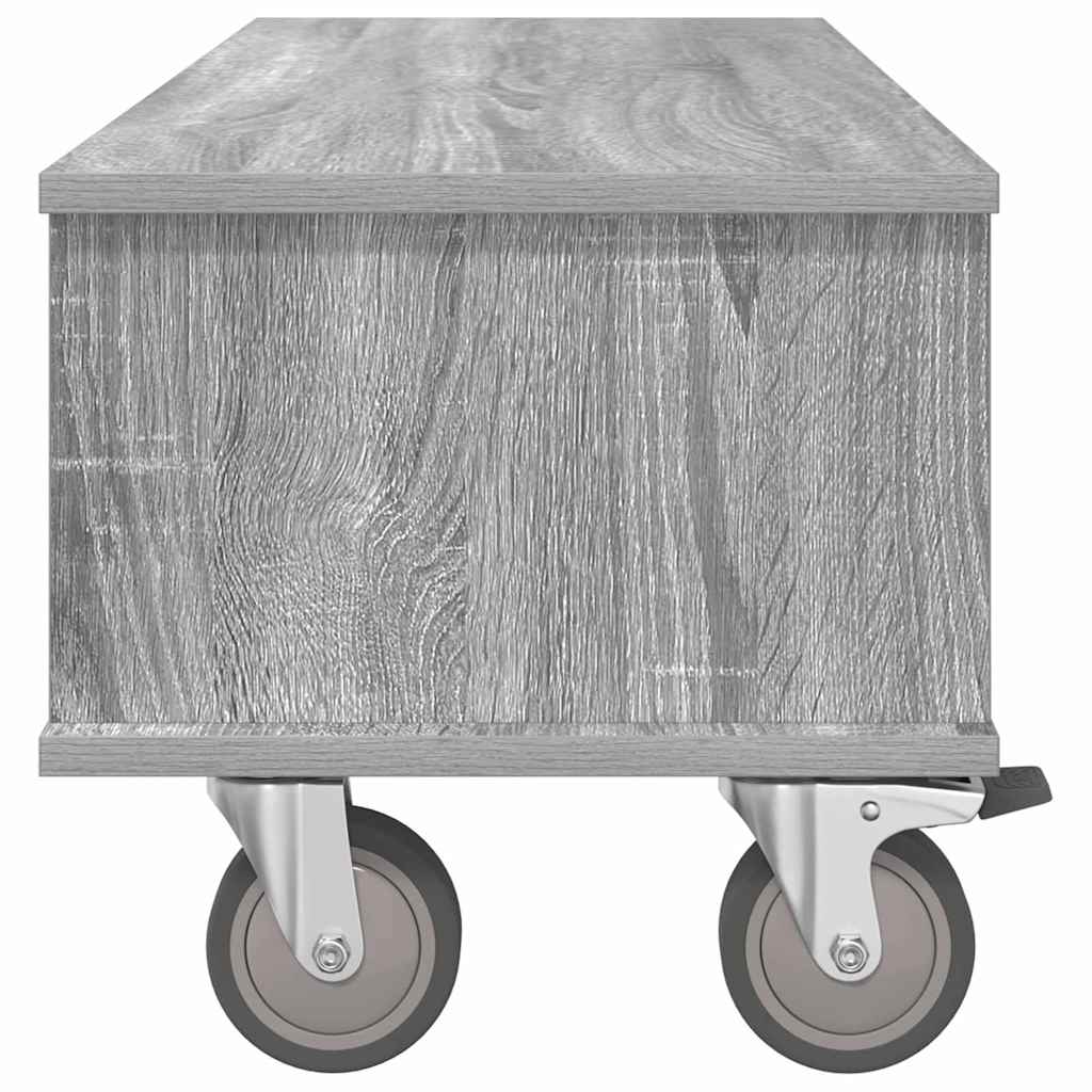 Supporto TV Grigio Sonoma 100 x 35 x 35 cm Legno multistrato